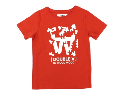 Wood Wood t-shirt chili red